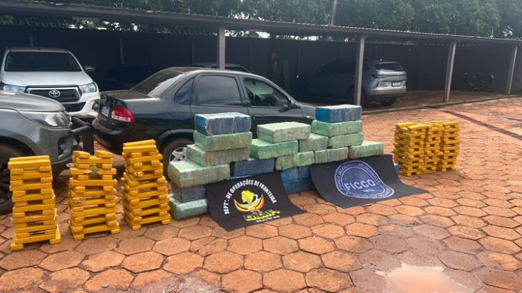 Traficante tenta fugir por mata, mas é pego com 745 kg de drogas na MS-258 em Sidrolândia