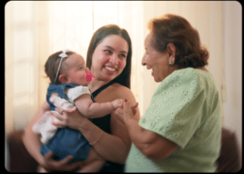 Família Galeano e Cassems: quatro gerações unidas pelo laço do cuidado