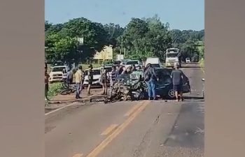 Acidente entre dois veículos mata uma pessoa na MS-080 na região de Rochedo