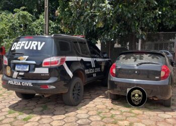 Polícia recupera carro roubado durante suposta compra no Bairro Marcos Roberto