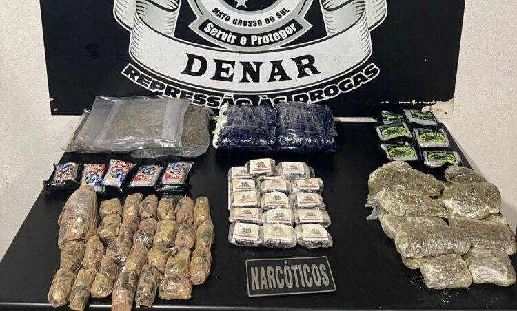 Denar-MS aprende skunk e haxixe saídos de cidades fronteiriças pelos Correios e iriam para Brasil afora