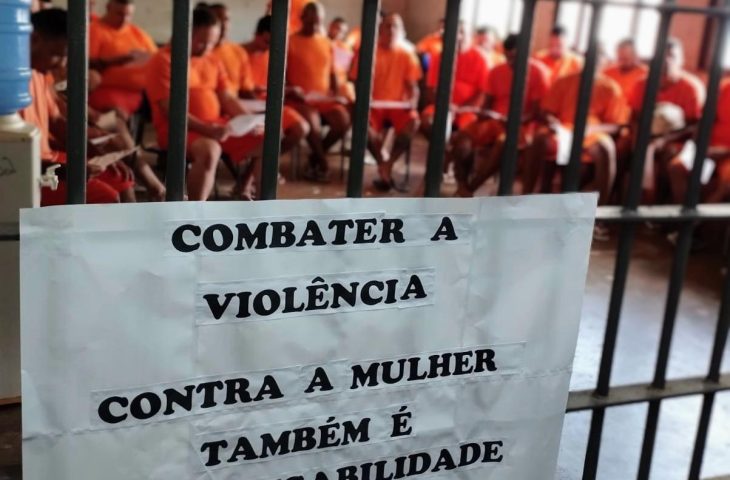 Penitenciária da Gameleira I mobiliza presos em campanha pelo fim da violência contra a mulher
