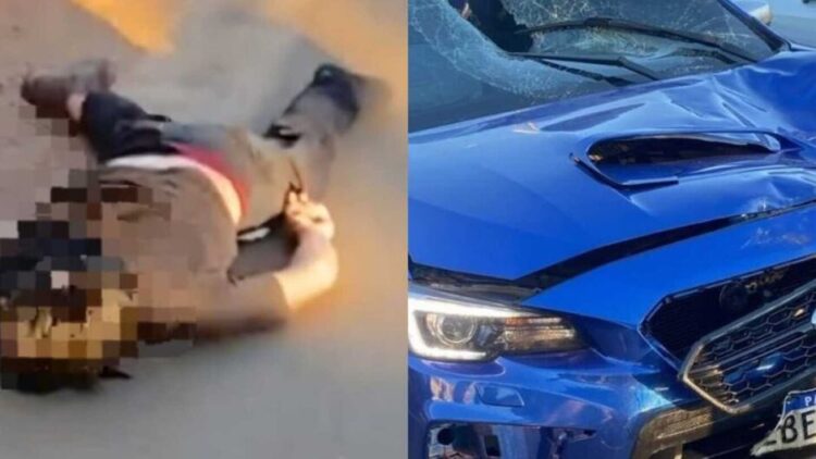 Motociclista morre em acidente grave com carro na Avenida Internacional em Ponta Porã