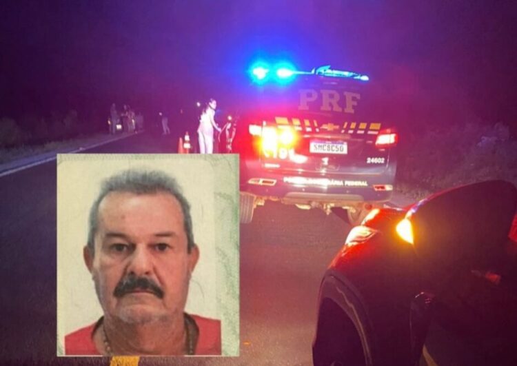 Homem é encontrado caído ao lado de Biz na BR-060 em Jardim e tem morte constatada por bombeiros