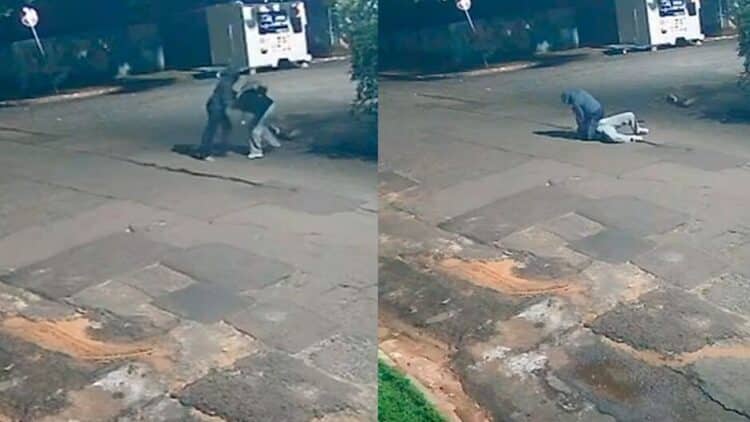 Capivara News TV: Vídeo mostra homem atacando ex-companheira a golpes de faca na Vila Carvalho