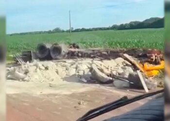 Colisão entre caminhão e carro mata condutor na BR-060 entre Sidrolândia e Nioaque