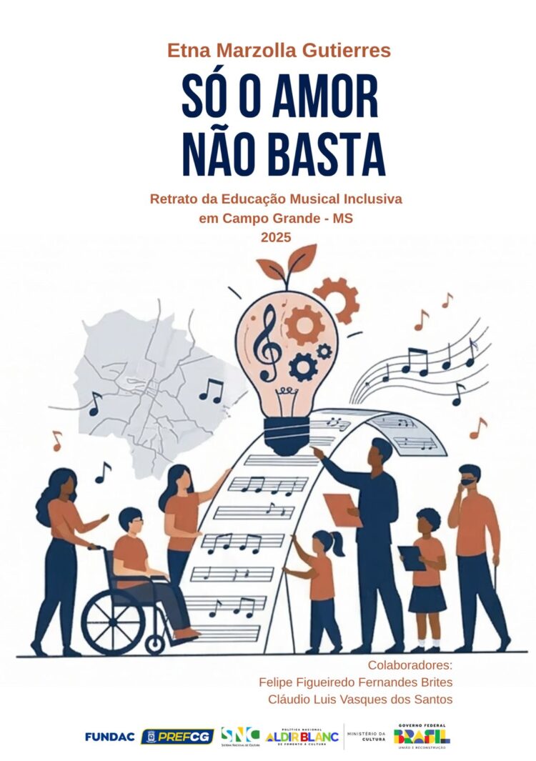 Professora lança amanhã livro inédito sobre educação musical inclusiva em CG