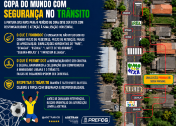 Agetran alerta para regras em pinturas de ruas durante a Copa em Campo Grande