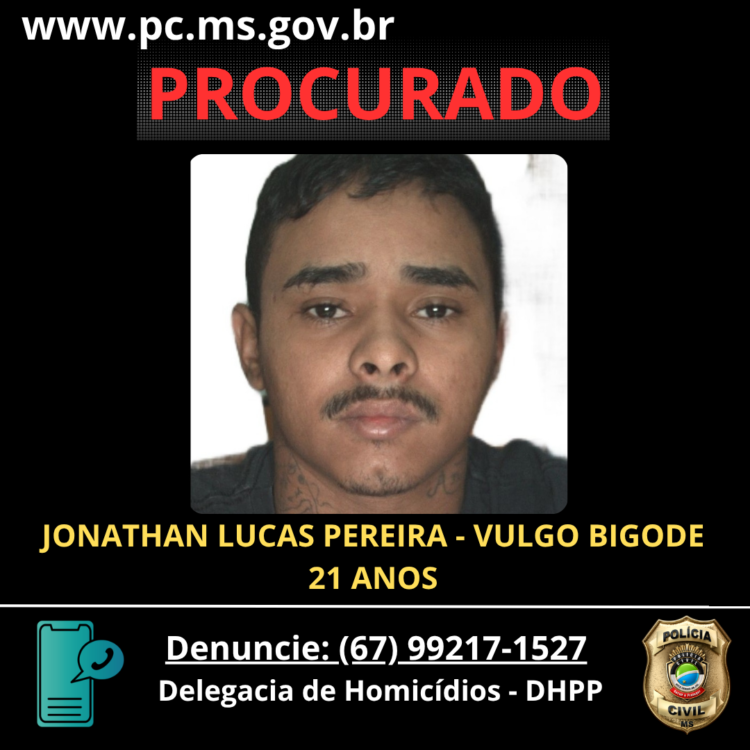Polícia procura por “Bigode” que matou um e feriu frequentadores de conveniência na Capital
