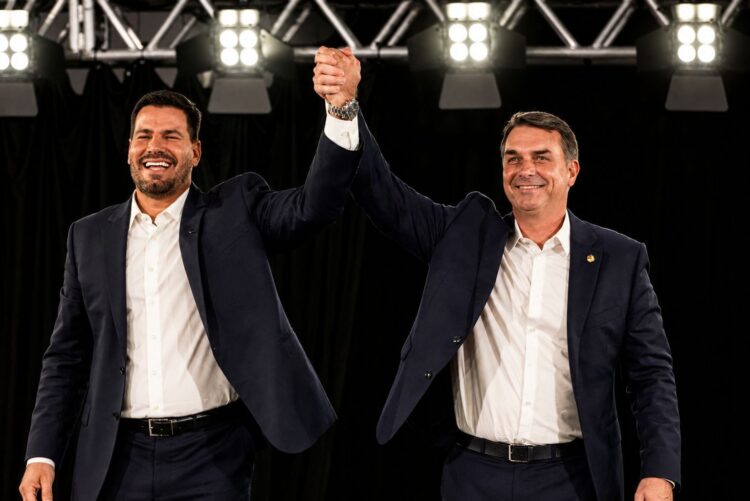 Capitão Contar cumpre agenda do PL em Brasília ao lado de Flávio Bolsonaro
