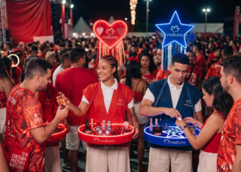 Pelo segundo ano consecutivo, Natura leva ativações de beleza e bem-estar para o Festival de Parintins