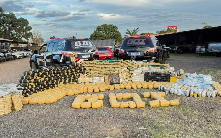 GOI apreende 880kg de maconha e cocaína em casa no Parque do Lageado em Campo Grande