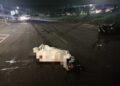 Motociclista é fechado por carro, cai e morre esmagado por ônibus na Gunter Hans nesta noite