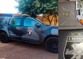 Criminoso armado solta Pitbull em cima de PMs, é baleado e morre em Aparecida do Taboado