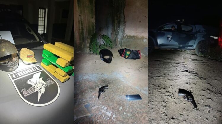 Criminoso morre ao trocar tiros com policiais do Batalhão de Choque da PM em Coxim