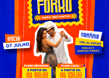 Capital terá Curso de Férias de Forró para iniciantes com ínicio para 7 de Julho
