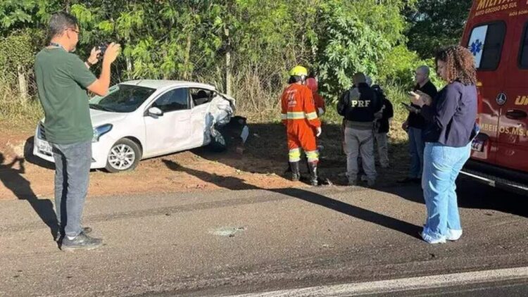 Morre passageira de veículo envolvido em colisão com carreta na BR-163 em Campo Grande