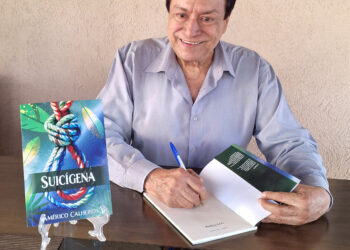 Américo Calheiros lança o livro “Suicígena” na próxima terça-feira 