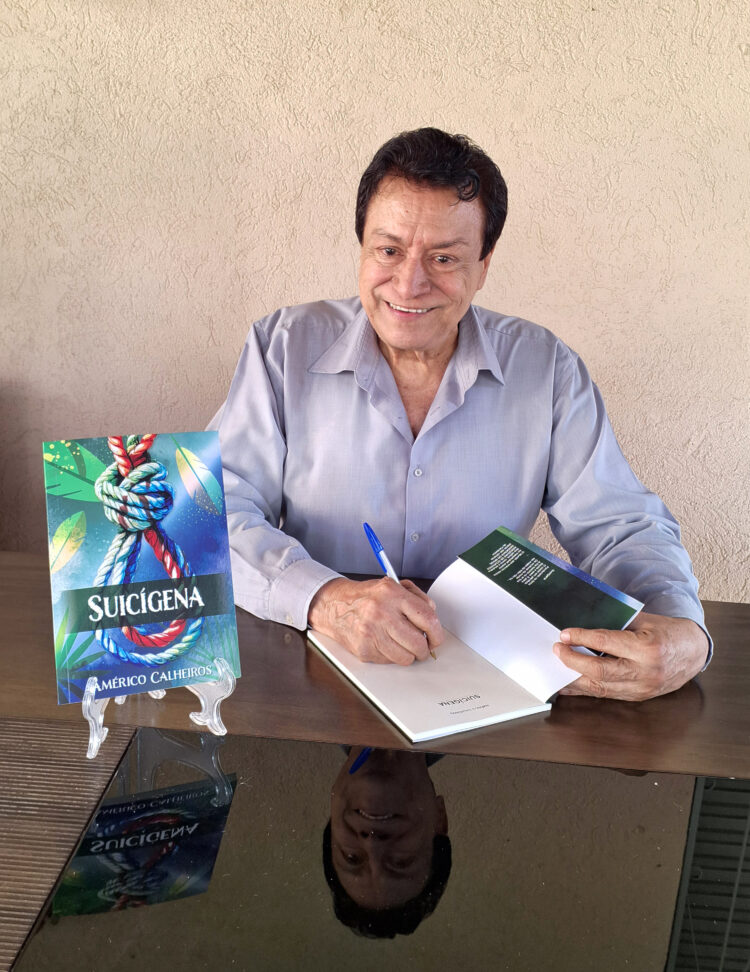 Américo Calheiros lança o livro “Suicígena” na próxima terça-feira 