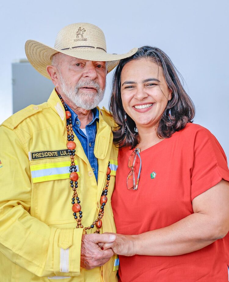 Deputada Gleice Jane vai acompanhar presidente Lula em visita ao MS nesta quinta-feira