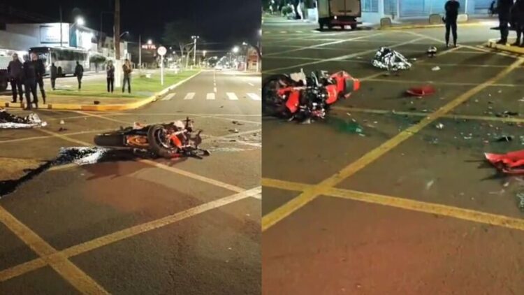 VÍDEO: Colisão com caminhão mata motociclista na Marcelino Pires em Dourados