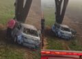Colisão de Corolla contra árvore mata duas pessoas na MS-379 e deixa vereador ferido