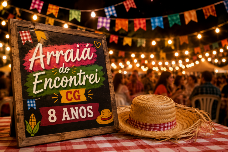 Encontrei em CG celebra 8 anos com arraiá solidário aberto ao público em Campo Grande