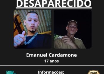 Polícia Civil pede ajuda para localizar adolescente de 17 anos desaparecido em Brasilândia