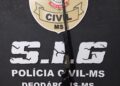 Polícia  prende dupla por comércio, porte ilegal de arma de fogo e falsa comunicação de crime no interior