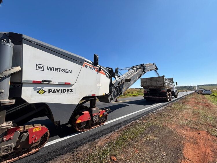 Semana começa com obras de ampliação e conservação na BR-163 em MS