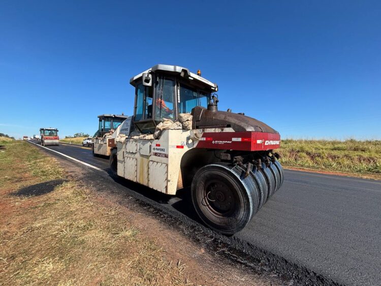 Obras na BR-163 em MS seguem nesta quarta em vários trechos. Confira os trechos com intervenção: