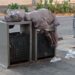 Lojistas do Centro encontram sacos de lixo, lixeiras reviradas e canteiros abandonados na manhã deste sábado na Capital