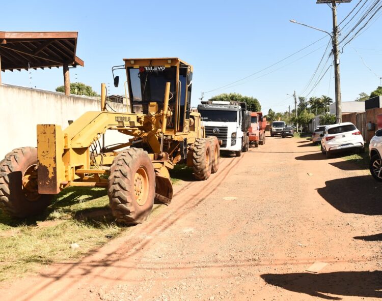 Asfalto novo: Prefeitura inicia obras no Jardim Oliveira em Campo Grande