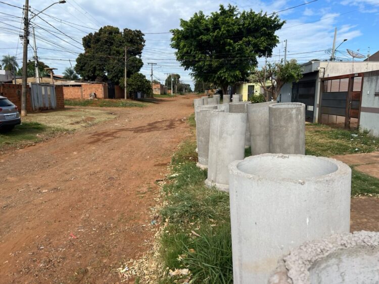 Obras de drenagem e asfalto chegam ao Los Angeles em Campo Grande