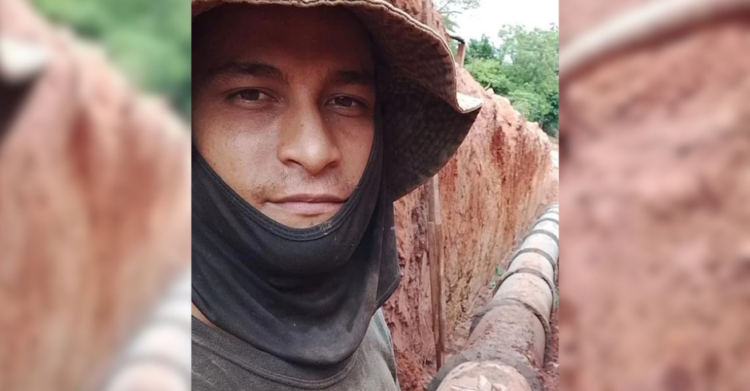 Jovem de 24 anos morre após ser soterrado em vala durante trabalho em Paraíso das Águas
