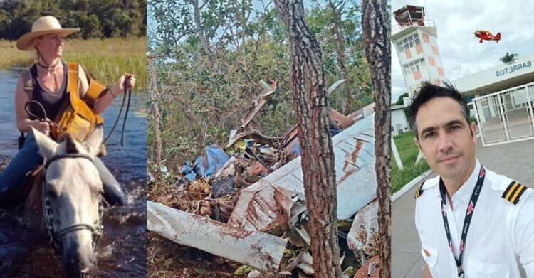 Identificadas as vítimas fatais de acidente aéreo na Capital: piloto e pesquisadora alemã