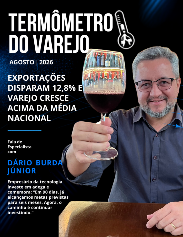 Exportações de MS disparam 12,8%, enquanto varejo cresce acima da média nacional