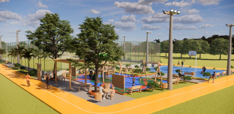 Moreninhas ganha centro esportivo de R$ 1,46 milhão em Campo Grande