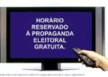 Eleições 2026: horário eleitoral no rádio e TV começaram nesta sexta (28)