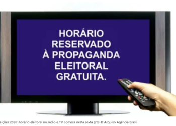 Eleições 2026: horário eleitoral no rádio e TV começaram nesta sexta (28)