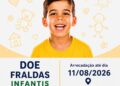 Igreja arrecada fraldas através do “Mãos que Ajudam” para pacientes atendidos pela AACC