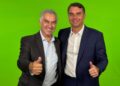 Reinaldo participa de reunião com Flávio Bolsonaro e Michele no DF