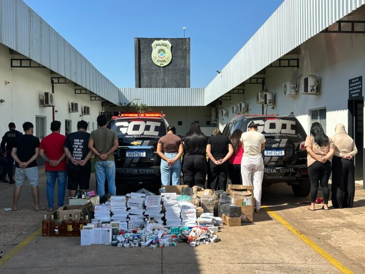 Onze pessoas são presas no Aero Rancho com medicamentos contrabandeados