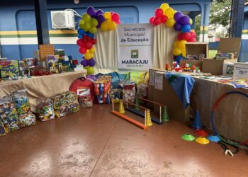 Prefeitura de Maracaju entrega brinquedos pedagógicos adquiridos com emenda de Coronel David