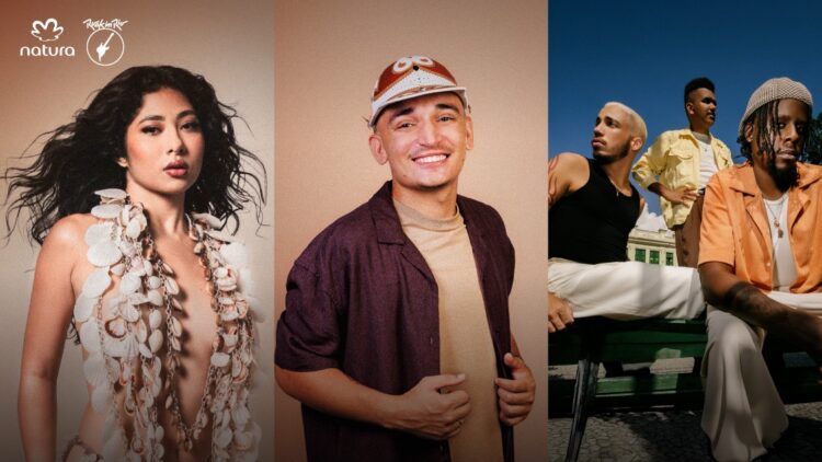 Natura junta João Gomes, Zaynara e Os Garotin em show gratuito durante o Rock in Rio