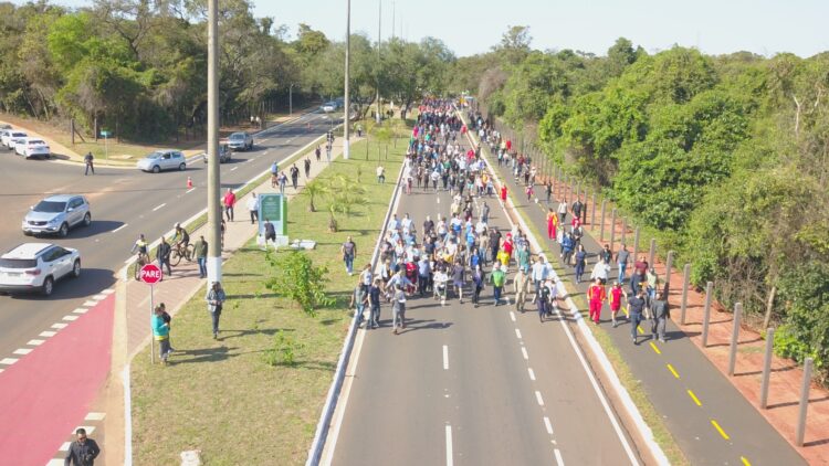 Para Reinaldo Azambuja, Parque dos Poderes  é a ‘praia’ dos campo-grandenses