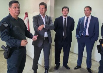 Magistrados acompanham obras de nova policlínica financiada com recursos de penas pecuniárias