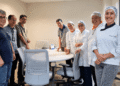 Equipe encara maratona de produção de bolo gigante para aniversário de Campo Grande