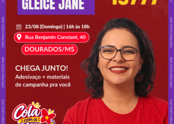 Deputada Professora Gleice Jane inaugura comitê em Dourados neste domingo