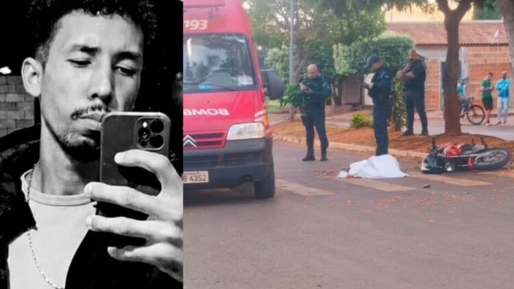 Motociclista perde o controle ao passar por quebra-molas, é atropelado por ônibus e morre em Paranaíba